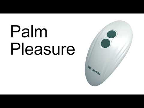 Age restricted YouTube video of the Evolved Palm Pleasure Silicone Rechargeable Thumping Clitoral Massager.
