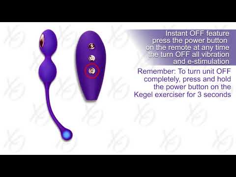 Age restricted Youtube video for the Impulse Intimate E-Stimulator Remote Dual Kegel Exerciser, from CalExotics.