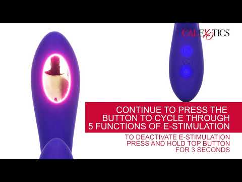 Age restricted video of the mpulse Intimate E-Stimulator Dual Wand Silicone Vibrator, from CalExotics.